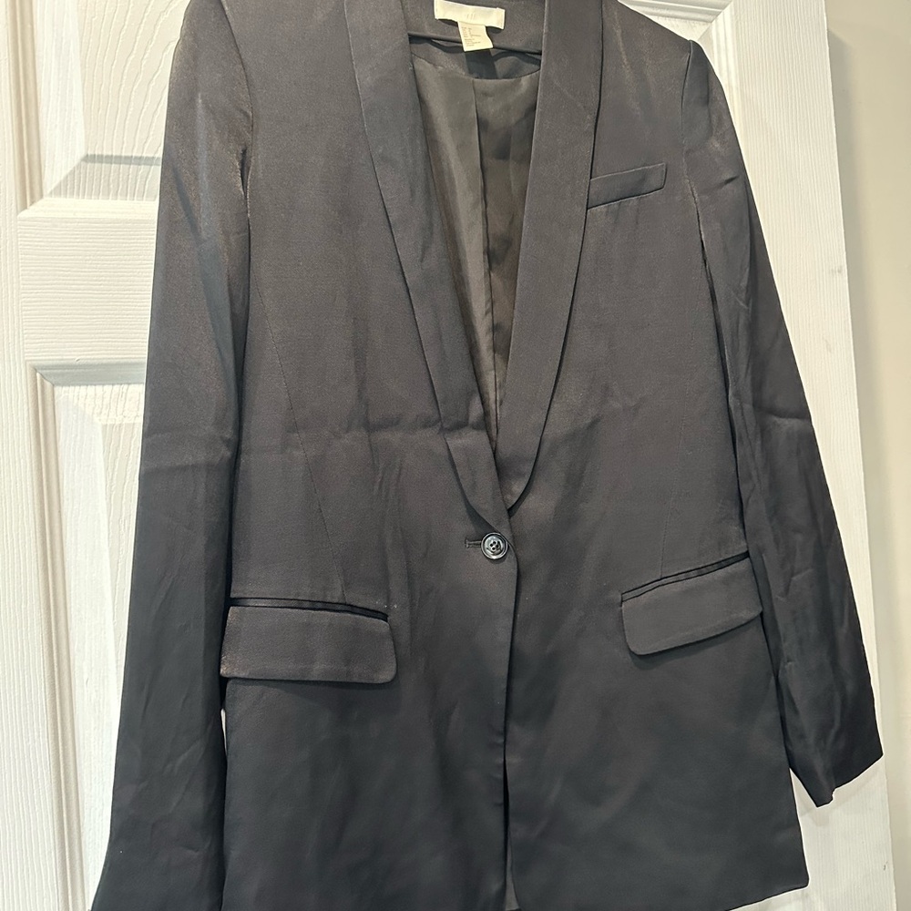 H&M Classic Black Suit Jacket - Picture 2 of 8